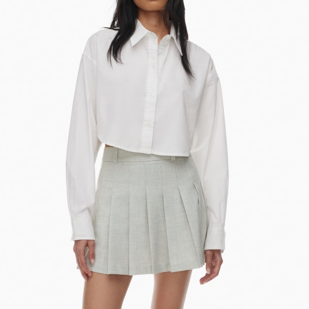 Aritzia Sunday Best Poppy Popplin Blouse
